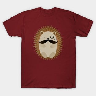 Mustache and Monocle Hedgehog T-Shirt